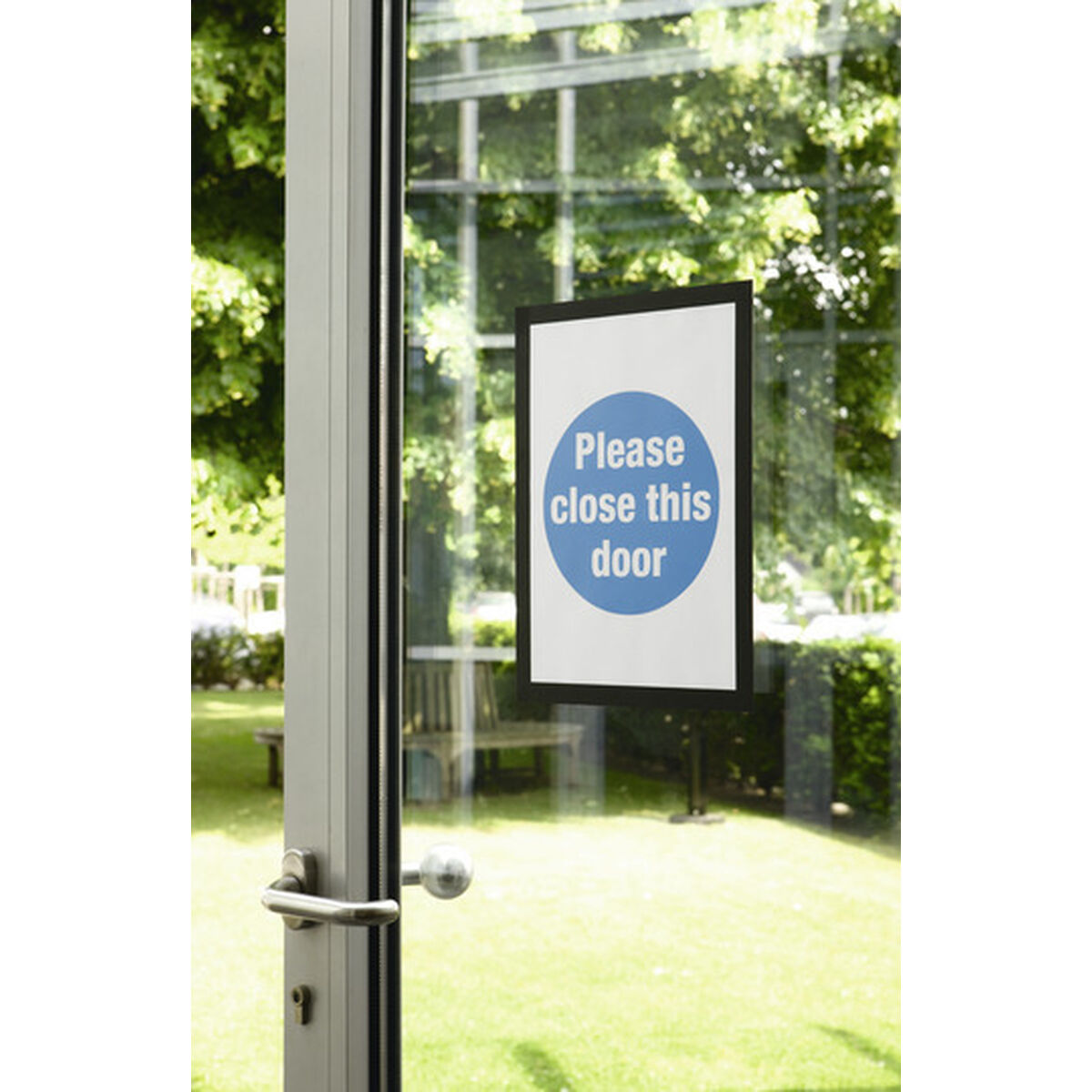 Informationsram Durable Svart Transparent Magnetic 2 Delar (2 antal)
